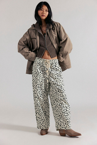 We The Free Easy Peasy Printed Pull-On Cord Jeans