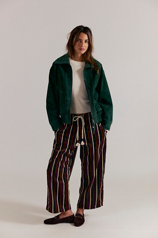 We The Free Easy Peasy Printed Pull-On Cord Jeans