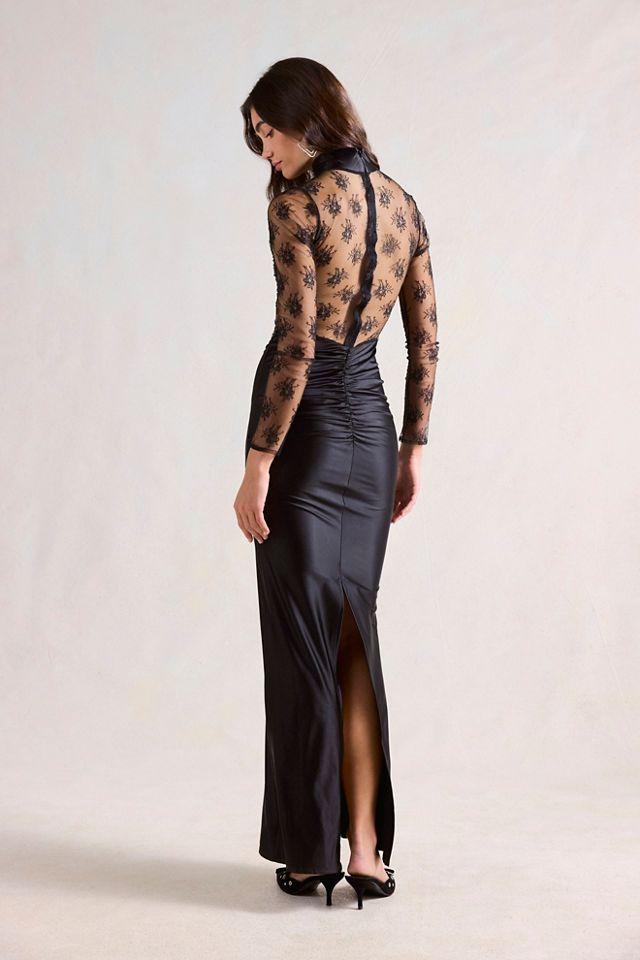 long flowy long sleeve dress Plus Size A Line Flowy Dresses Long Sleeve V Neck