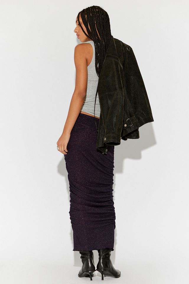 After Hours Lurex Midi Skirt #1