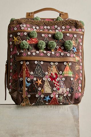 Joey Distressed Convertible Backpack | Free People display picture 2