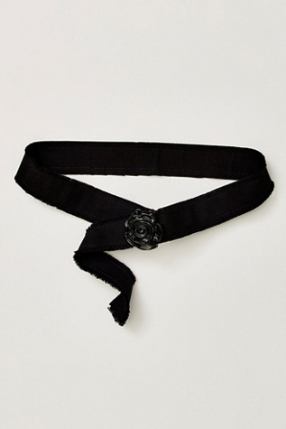 Levens Rose Belt by Levens Jewels at Free People in Black