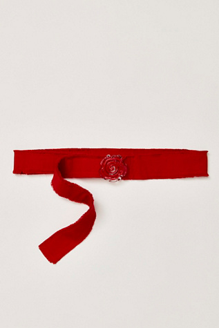 Levens Rose Belt by Levens Jewels at Free People in Cherry