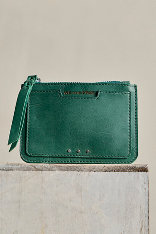 We The Free Mini Vale Wallet at Free People in Greenery