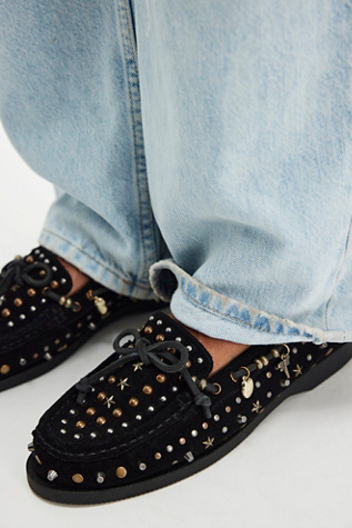 Обувь FP Collection Stargazer Boat Shoes, цвет: Чёрный / Металлический — фото 2
