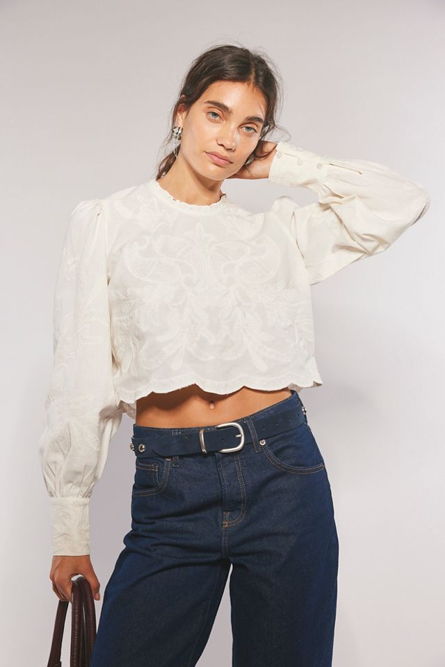 Veronica Embroidered Top #3