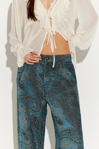Royal East Jacquard Harem Pants