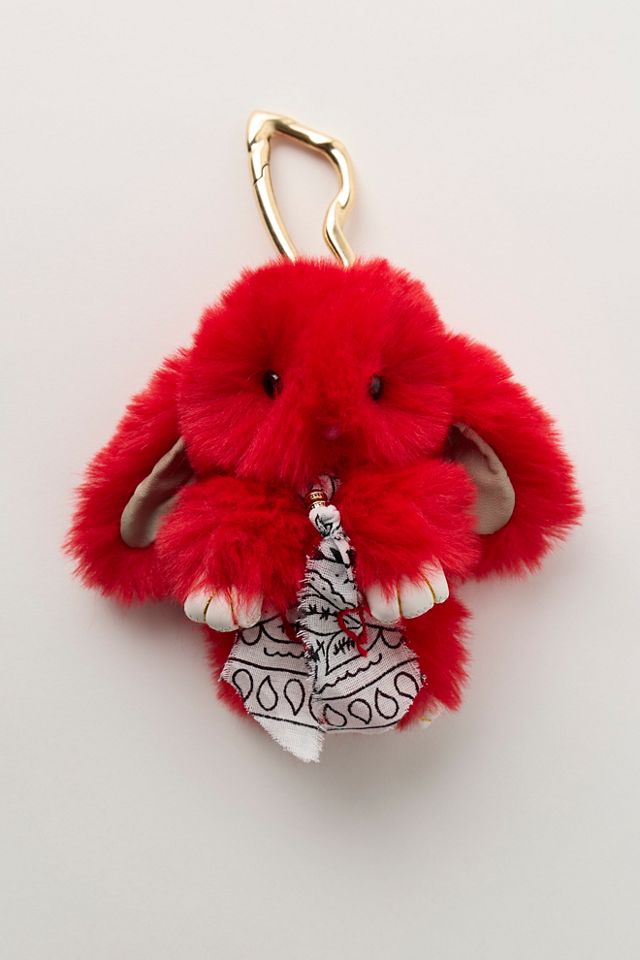 Charm de sac lapin duveteux #1