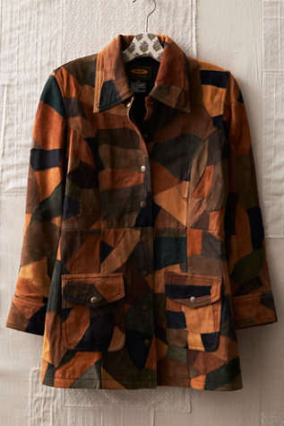Patchwork Suede Jacket