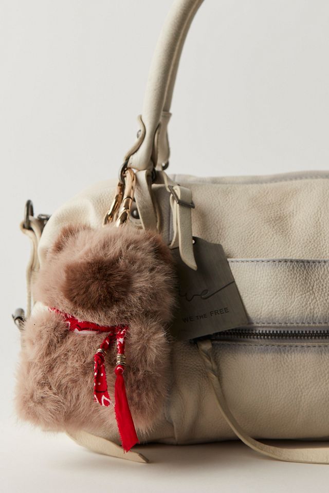 Fluffy Capybara Bag Charm #1