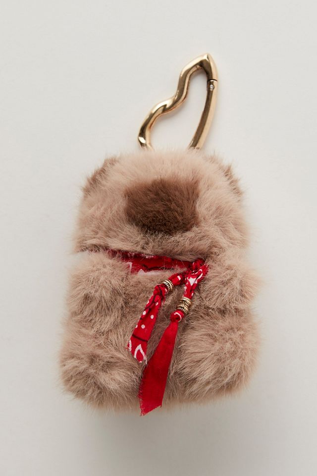 Fluffy Capybara Bag Charm #2