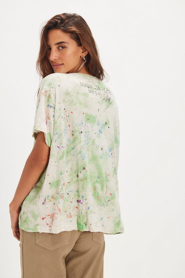 Magnolia Pearl Floral Songbird Art Class Tee #1