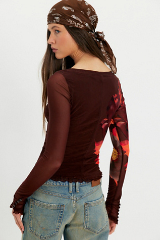 Lilly Printed Long Sleeve Top - thumbnail 8