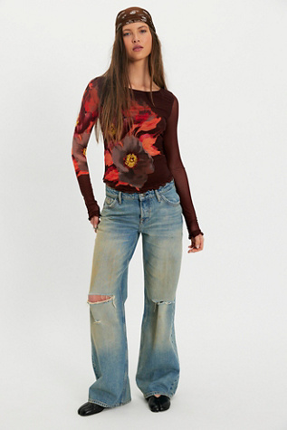 Lilly Printed Long Sleeve Top - thumbnail 9