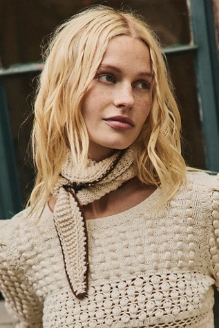 Edith Bandana at Free People in Ivory