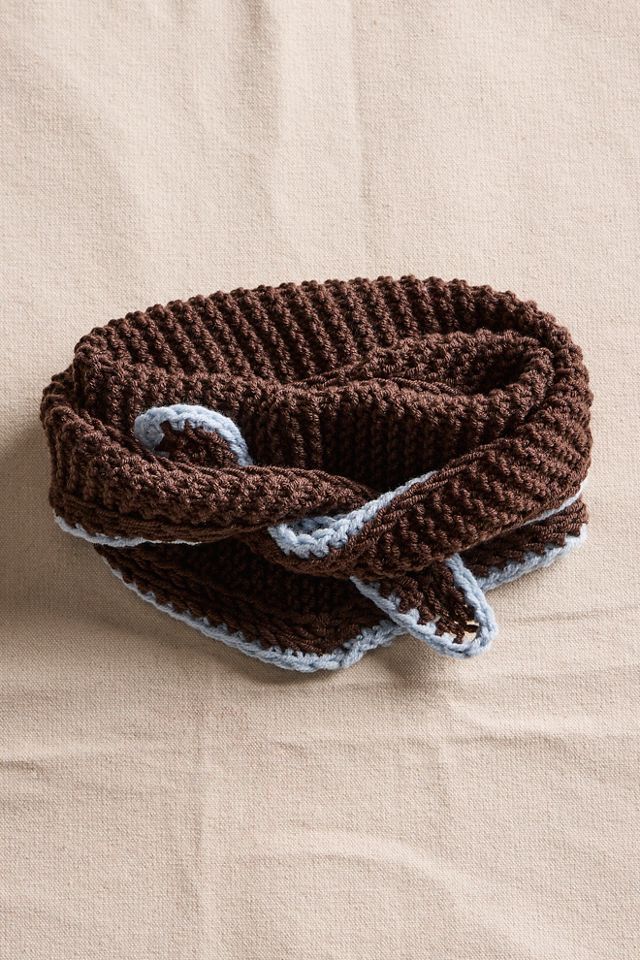 Edith Hand-Crocheted Bandana #3