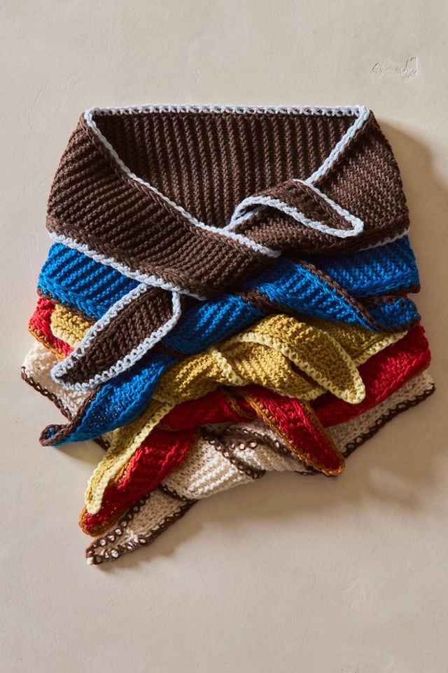 Edith Hand-Crocheted Bandana #4