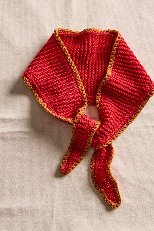 Edith Hand-Crocheted Bandana #3
