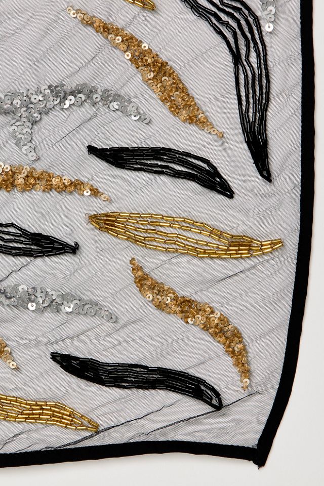 Carnegie Beaded Hair Scarf #1