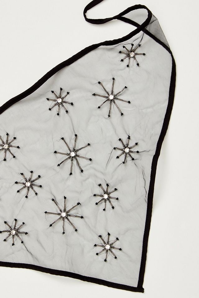 Foulard pour cheveux à perles Carnegie #1
