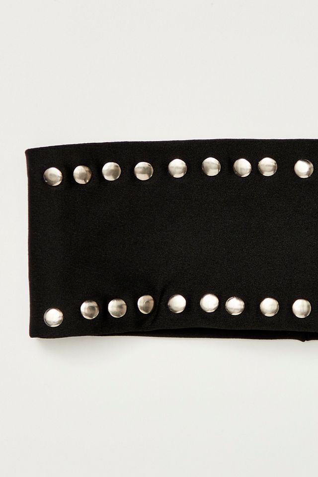 Abbey Studded Soft Headband #1