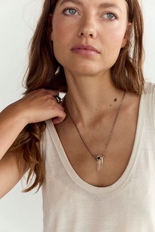 FP x Pamela Love Quartz Aris Pendant Necklace