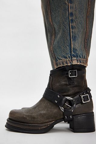 Bottines Moto Andi à la Cheville