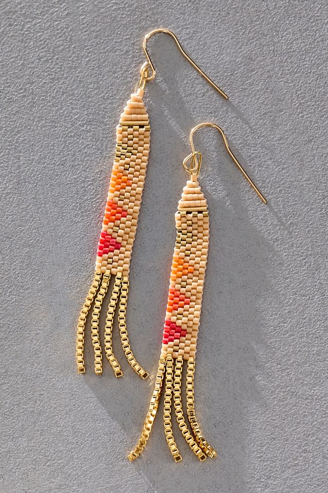 Iwona Ludyga Design Sagrado Pattern Fringe Earrings #1