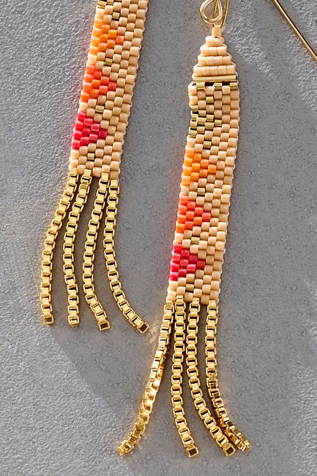 Iwona Ludyga Design Sagrado Pattern Fringe Earrings #2
