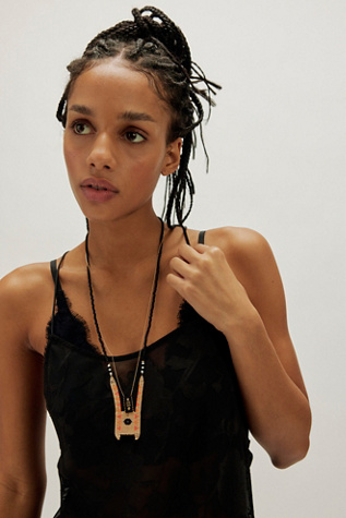 Iwona Ludyga Design Sagrado Woven Necklace at Free People in Orange