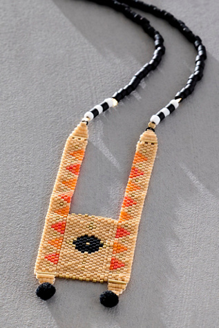 Женское колье Iwona Ludyga Design Sagrado Woven, цвет: Оранжевый разноцветный — фото 3