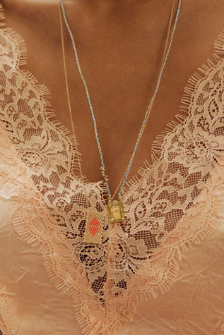 Iwona Sagrado Pendant Necklace by Iwona Ludyga Design at Free People in Gold