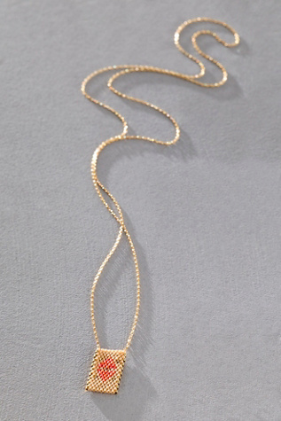 Женское колье Iwona Ludyga Design Iwona Sagrado Pendant, цвет: Оранжевый / Светло-коричневый — фото 2