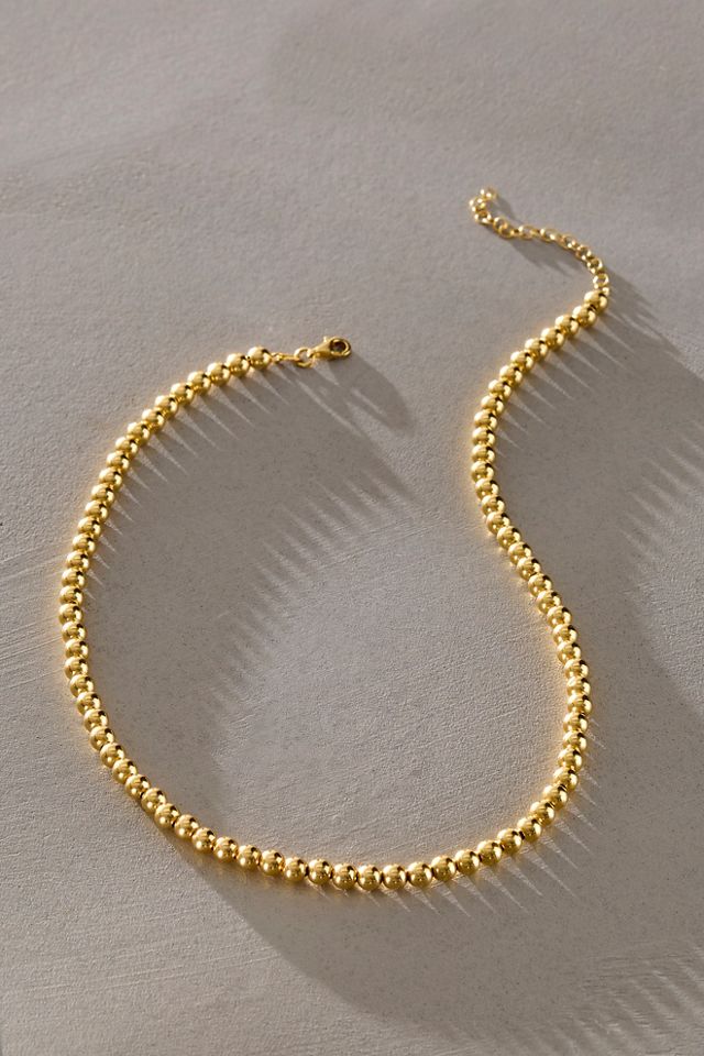 Maura Green Gold Ball Chain Necklace #1