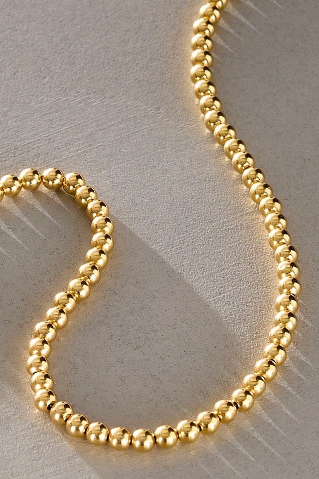 Maura Green Gold Ball Chain Necklace #2