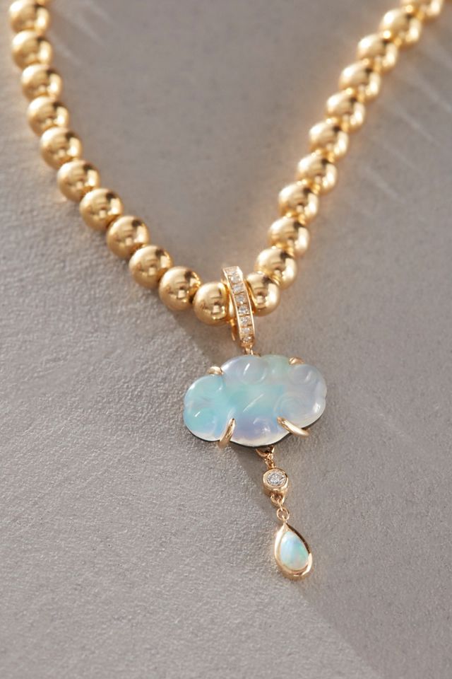 Maura Green Rain Cloud Charm #1