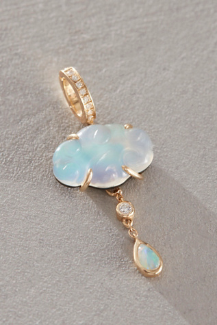 Maura Green Rain Cloud Charm