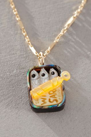 Maura Green Sardine Tin Charm