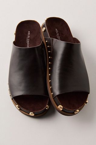 Shaia Studded Slip-On Sandals