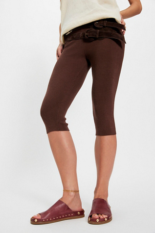 Shaia Studded Slip-On Sandals by Kelsi Dagger at Free People in Red, Size: US 9