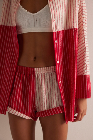 Room Service Shorts by Intimately at Free People in Red, Size: XL