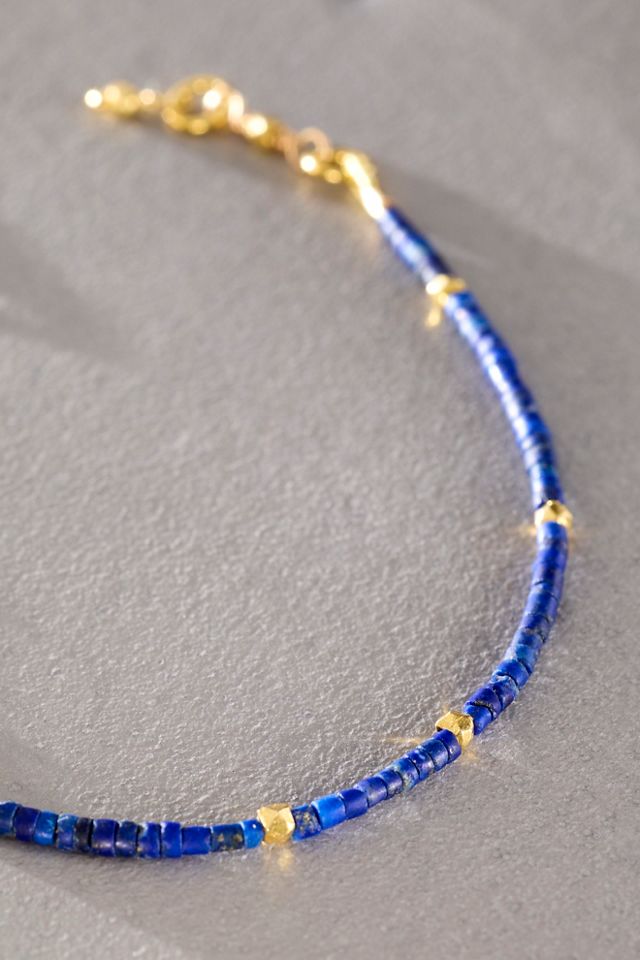 Robindira Unsworth Lapis Beaded Bracelet #2