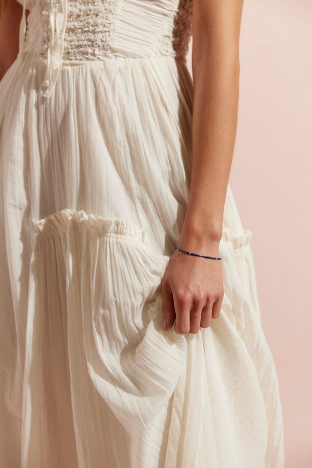 Robindira Unsworth Lapis Beaded Bracelet #3