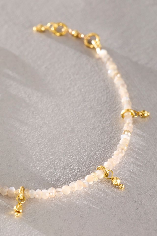 Bracelet en perles de pierre de lune Robindira Unsworth #2