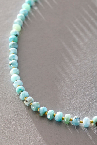 Robindira Unsworth Larimar Beaded Necklace