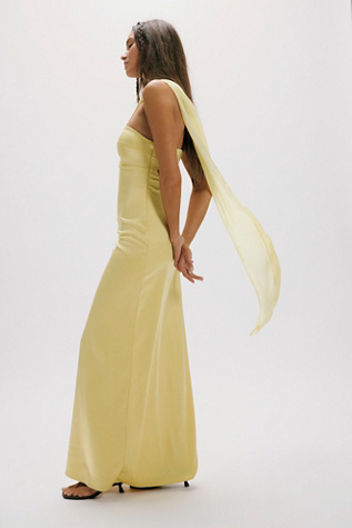 free people long gold dress Intimately Free People Liquid Metal Gold Backless Dress (XS)