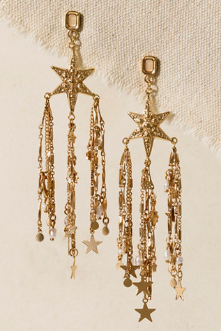 Paper Stars Dangle Earrings
