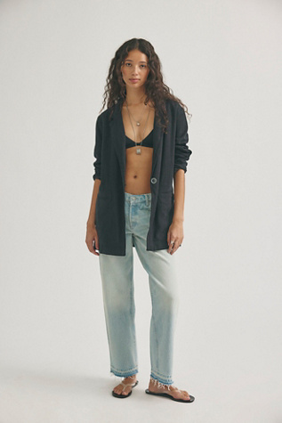 We The Free Up All Hours Slim Jeans at Free People in Light Wash, Size: 32