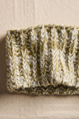 Женские аксессуары для волос Free People Chunky Marl Headband, цвет: Matcha — фото 2