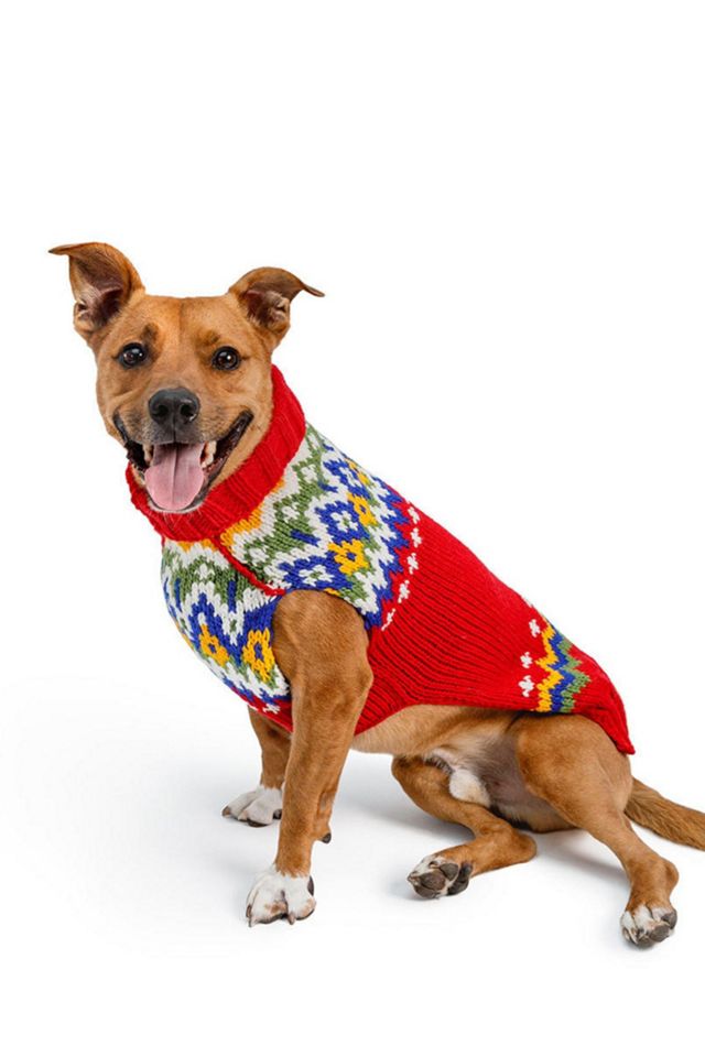 Chilly Dog Holiday Fairisle Sweater #3